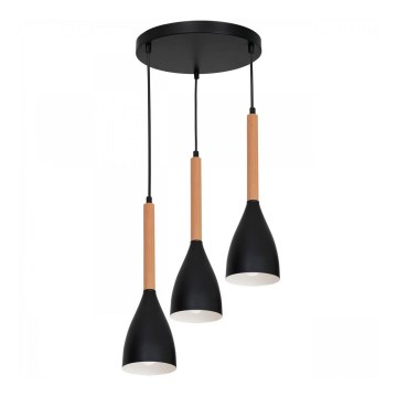 Lustre suspenso MUZA 3xE27/60W/230V redondo