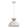 Lustre suspenso NEVIS com cabo 1xE27/15W/230V Ø 29 cm creme