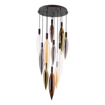 Lustre suspenso NORDIC 11xG9/5W/230V preto