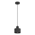 Lustre suspenso PARKLA 1xE27/15W/230V, preto