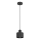 Lustre suspenso PARKLA 1xE27/15W/230V, preto
