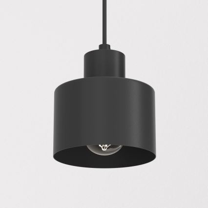 Lustre suspenso PARKLA 1xE27/15W/230V, preto