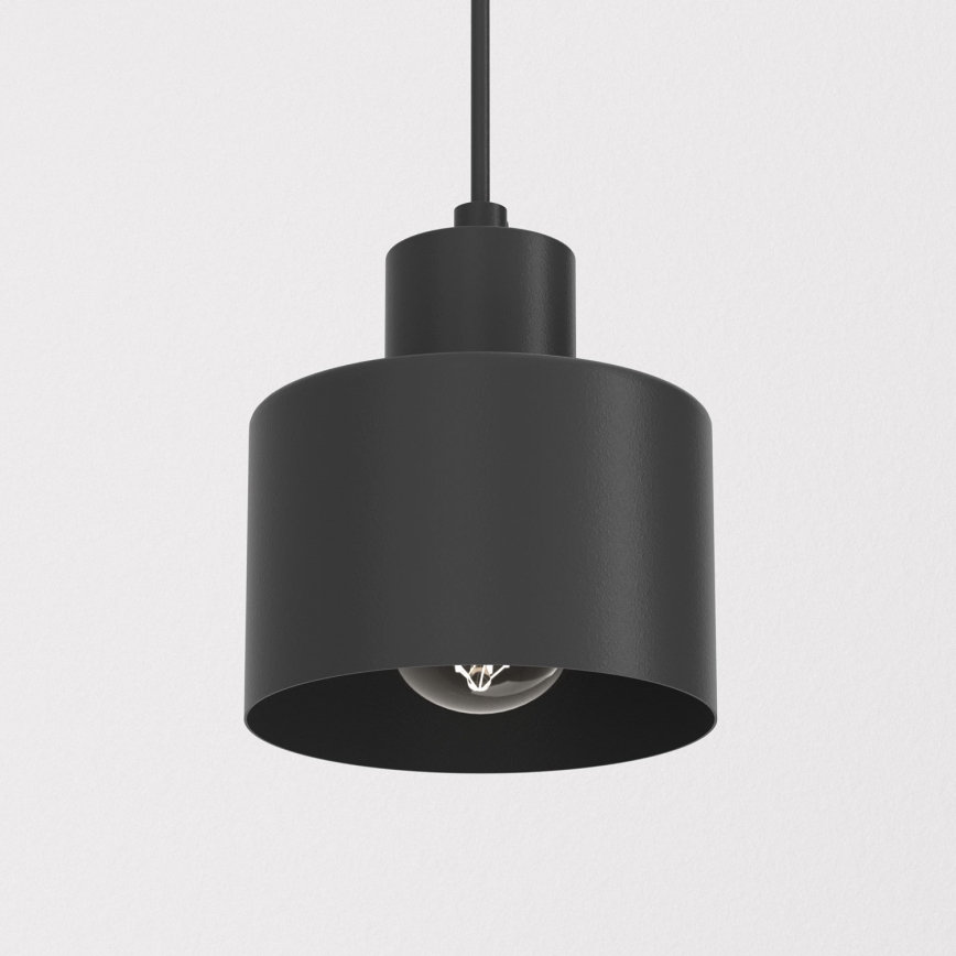 Lustre suspenso PARKLA 1xE27/15W/230V, preto
