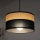 Lustre suspenso por cabo ALBA 1xE27/15W/230V, diâmetro 25 cm, preto/castanho