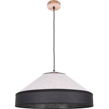 Lustre suspenso por cabo AMIGO 1xE27/60W/230V carvalho