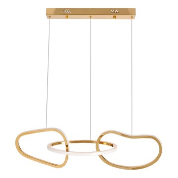 Lustre suspenso por cabo ANNELI LED/30W/230V 80 cm dourado