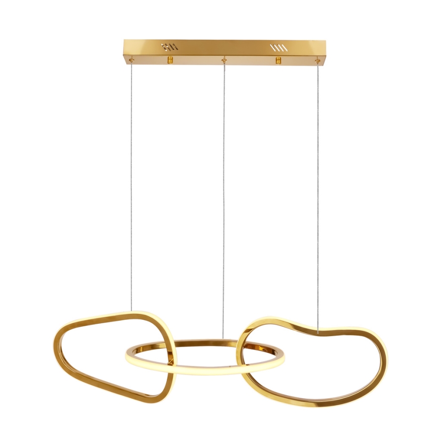Lustre suspenso por cabo ANNELI LED/30W/230V 80 cm dourado