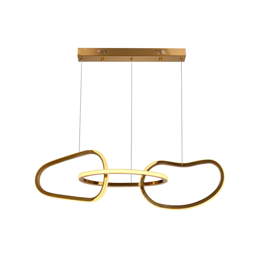 Lustre suspenso por cabo ANNELI LED/30W/230V 80 cm dourado
