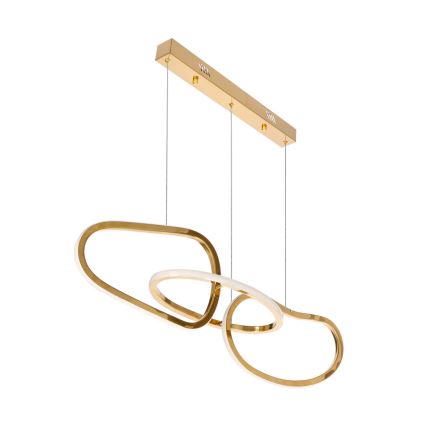 Lustre suspenso por cabo ANNELI LED/30W/230V 80 cm dourado