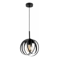 Lustre suspenso por cabo ASANI 1xE27/15W/230V preto