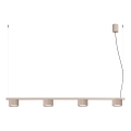 Lustre suspenso por cabo AURA 4xGX53/10W/230V taupe