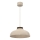 Lustre suspenso por cabo BASCA 1xE27/15W/230V bege/castanho