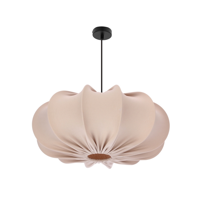 Lustre suspenso por cabo CAFEE 1xE27/40W/230V, diâmetro 52 cm, bege