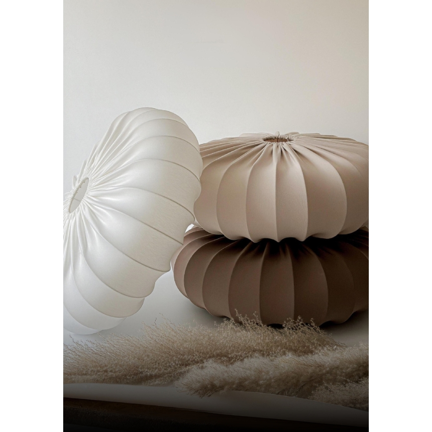 Lustre suspenso por cabo CAFEE 1xE27/40W/230V, diâmetro 66 cm, bege