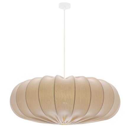 Lustre suspenso por cabo CAFEE 1xE27/40W/230V, diâmetro 66 cm, bege