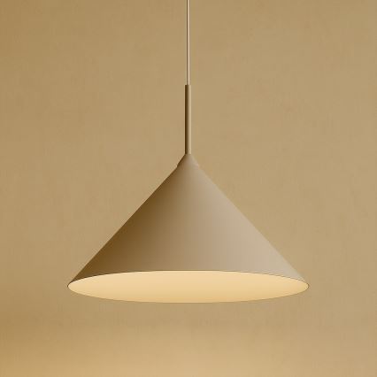Lustre suspenso por cabo CAPITAL, 1xGX53/15W/230V, diâmetro 46 cm, cor taupe