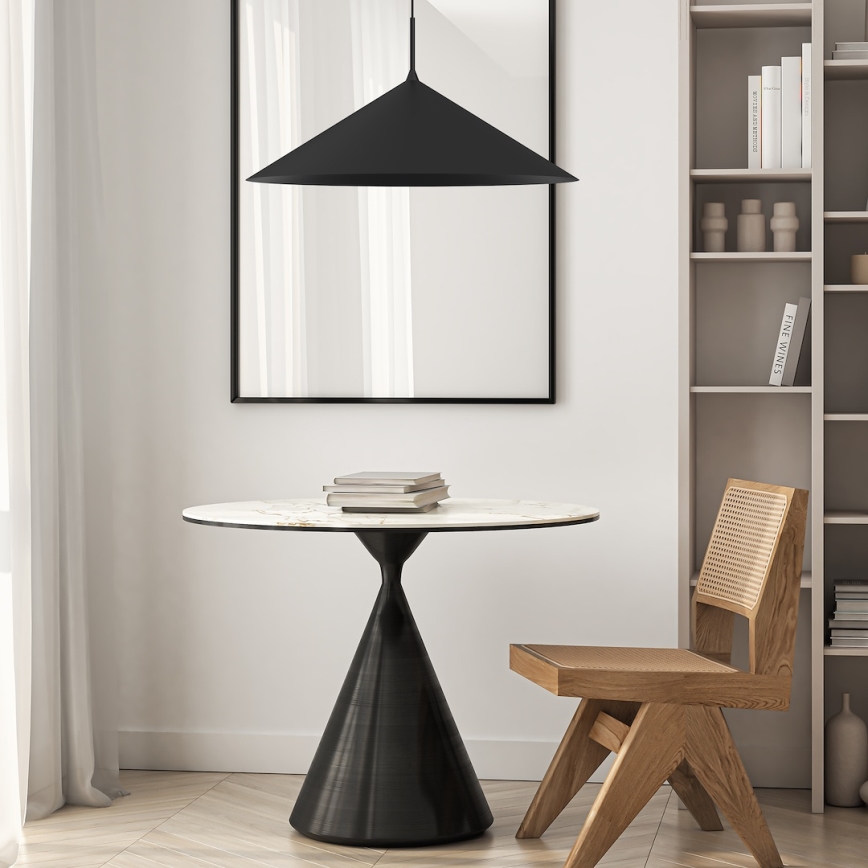 Lustre suspenso por cabo CAPITAL 1xGX53/15W/230V, diâmetro 60 cm, preto
