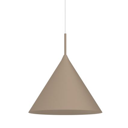 Lustre suspenso por cabo CAPITAL 1xGX53/15W/230V Ø 32 cm taupe
