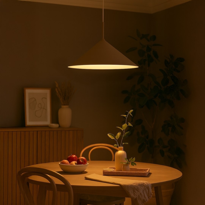 Lustre suspenso por cabo CAPITAL 1xGX53/15W/230V Ø 60 cm taupe