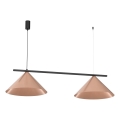 Lustre suspenso por cabo CAPITAL 2xGX53/15W/230V ouro rosé