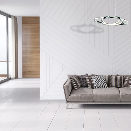 Lustre suspenso por cabo COPERNICUS LED/46W/230V