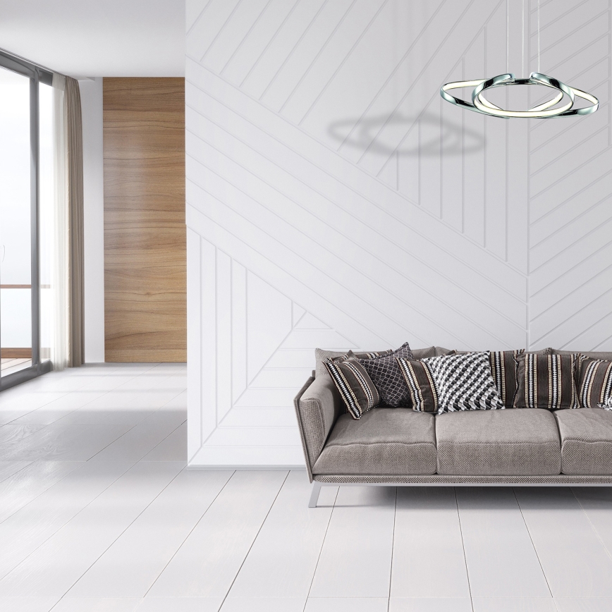 Lustre suspenso por cabo COPERNICUS LED/46W/230V