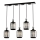 Lustre suspenso por cabo CRYSTALLINE 5xE27/40W/230V preto