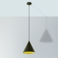 Lustre suspenso por cabo ETNA II 1xE27/15W/230V, diâmetro 25 cm, verde