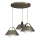 Lustre suspenso por cabo FUNDA 3xE27/15W/230V, bronze