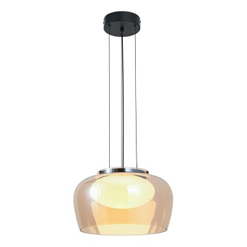 Lustre suspenso por cabo INSIEME 1xGX53/10W/230V bege fumê