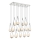 Lustre suspenso por cabo LAHORE 15xG9/10W/230V cromo brilhante