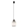 Lustre suspenso por cabo LIZA 1xE27/15W/230V preto/dourado