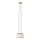 Lustre suspenso por cabo LOOMIS 3xE27/15W/230V 130 cm bege/carvalho
