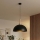 Lustre suspenso por cabo NAUTICA 1xGX53/12W/230V preto