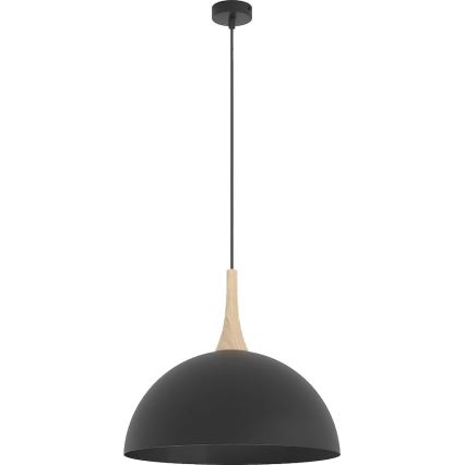 Lustre suspenso por cabo NAUTICA 1xGX53/12W/230V preto