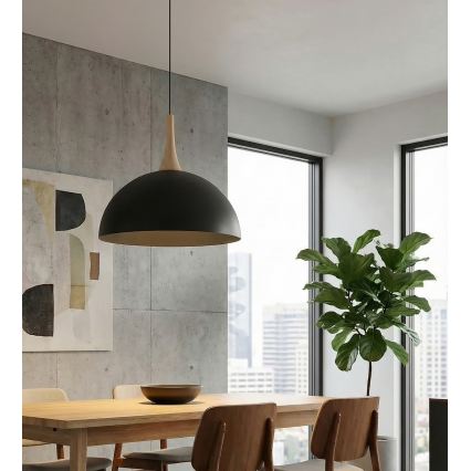 Lustre suspenso por cabo NAUTICA 1xGX53/12W/230V preto