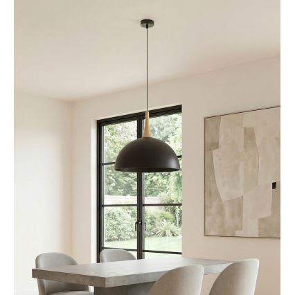 Lustre suspenso por cabo NAUTICA 1xGX53/12W/230V preto