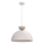 Lustre suspenso por cabo NEVIS 1xE27/15W/230V Ø 38 cm, cor creme