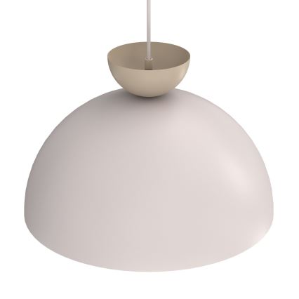 Lustre suspenso por cabo NEVIS 1xE27/15W/230V Ø 38 cm, cor creme