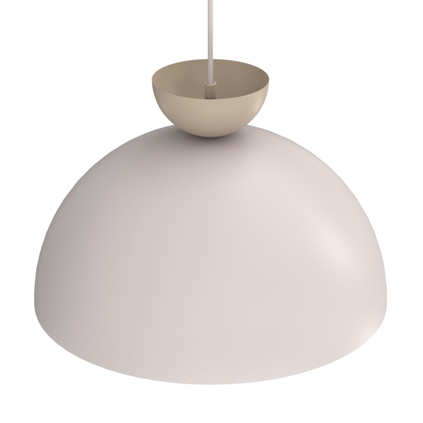 Lustre suspenso por cabo NEVIS 1xE27/15W/230V Ø 38 cm, cor creme