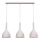 Lustre suspenso por cabo NOAK 3xE27/15W/230V creme
