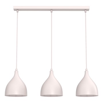 Lustre suspenso por cabo NOAK CLASSIC 3xE27/15W/230V creme