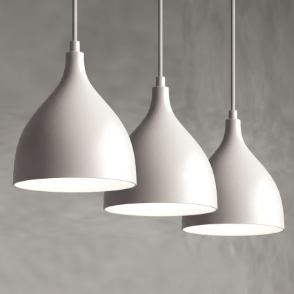 Lustre suspenso por cabo NOAK CLASSIC 3xE27/15W/230V creme