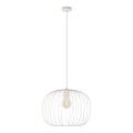 Lustre suspenso por cabo OVELLA, 1x E27/15W/230V, Ø 46 cm, creme