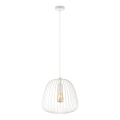 Lustre suspenso por cabo OVELLA 1xE27/15W/230V Ø 36 cm, cor creme