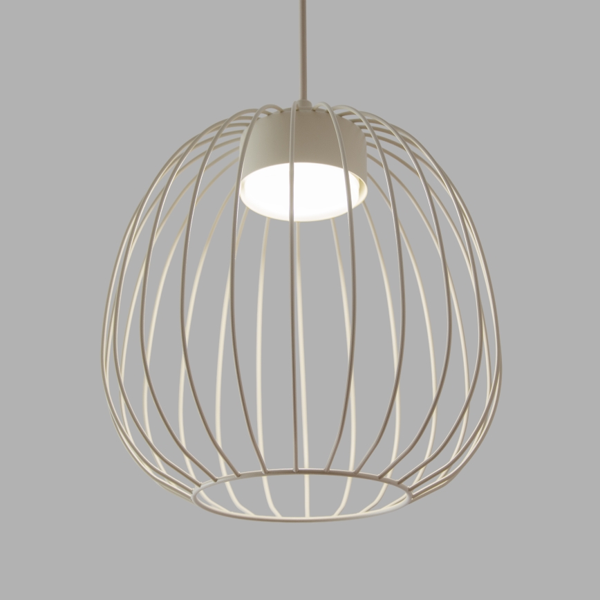 Lustre suspenso por cabo OVELLA 1xGX53/10W/230V Ø 25 cm creme