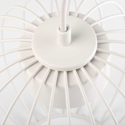 Lustre suspenso por cabo OVELLA 1xGX53/10W/230V Ø 25 cm creme