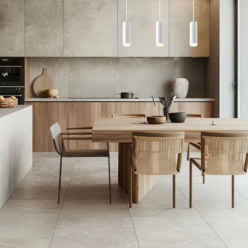 Lustre suspenso por cabo para sistema de trilho PIPE 3xGU10/10W/230V, branco