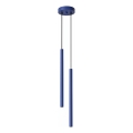 Lustre suspenso por cabo PASTELO 2xG9/8W/230V azul