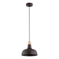 Lustre suspenso por cabo RODOS 1xE27/15W/230V preto